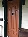 A29 Hardware Cast Iron Speakeasy Door Grill/Grille with Viewing Door, Black Powder Coat Finish, Medium Size