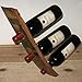 Handmade Wooden Triple Wine Bottle Holder