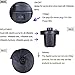 Electric Air Pump 110V AC/12V DC 2 Way Quick-Fill Air Beds Pump Attachments with 3 Nozzles for Inflatables Air Bed Mattress Float Pool Toy Flow