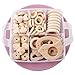 Baby Love Home Baby Natural Maple Wooden Teether DIY wooden Teething Kit Wood Beads Make Nursining Teething Necklace Rings Chewable Necklace Baby Teether Toys Sensory Toys For Baby Organic Shower Gift