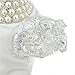 Luxury Lace Pearl Dog Dress for Cat Pet Dog Skirt Embroidery Dog Wedding Dress Apparel Summer Dog Shirt Clothes (S(Back 11.0