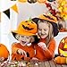 DomeStar Halloween Pumpkin Hat ，Jack-O-Lantern Hat Halloween Hat Halloween Trick-or-Treat Birthday Party Favors