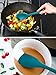 StarPack Basics Silicone Spatula Spoon (Spoonula) - Spatulas Silicone Heat Resistant to 480°F - Hygienic One Piece Rubber Spatula Spoon Design - Spoon Spatulas for Nonstick Cookware (Teal Blue)