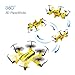 SGILE Mini RC UFO Quadcopter Nano Drone with 2 Free Batteries, 360° Flip One Key Return/Rotation Recover Balance Headless Mode