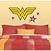Roommates Rmk2398Gm Classic Wonder Woman Logo Peel And Stick Giant Wall Decals, 1-Pack