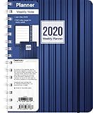 Classic Navy 2020 12-month Weekly Note Planner by