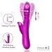Orlena Heating Dual Motors Rabbit Clitoral Vibrator,G Spot Clit Dildo Vibrators for Women with Thrusting & Vibration,Waterproof Clitoral G Spotter Stimulator Toys,Adult Sex Toys for Women and Couples