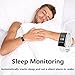 Fitness Tracker Bloranda Smart Wristband Bracelet IP67 Waterproof Wireless Bluetooth Activity Heart Rate Sleep Monitor Pedometer Sport Watch for Android and IOS (White)