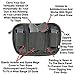 ComfortTac Ultimate Fanny Pack Holster Fits Glock 42, 43, 26, 27, S&W Bodyguard, Shield, Springfield XDs, Taurus, Sig, and Most Subcompact and Compact Pistols | Black