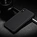 iPhone X Case, iPhone 10 Case, Muti-layer Matte Hard PU Leather Cover Shock Absorbing Case Microfiber Soft Lining Cloth Cushion Shell [Supports Wireless Charging] for Apple iPhone X 10 Edition (Black)
