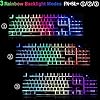 LexonElec-Gaming-Keyboard-Mouse-Combo-K13-Wired-Rainbow-Led-Backlit-104-Keys-Ergonomic-Gamer-Keyboard-2400DPI-Adjust-4-Buttons-Usb-Optical-Game-Mouse-Sets-Mousepad-Compatible-with-PC-Laptop Wired Gaming Keyboard and Mouse Set Rainbow Backlit 104 Keys Full Anti-ghosting light up Keyboard 2400 DPI 4 Button Usb…