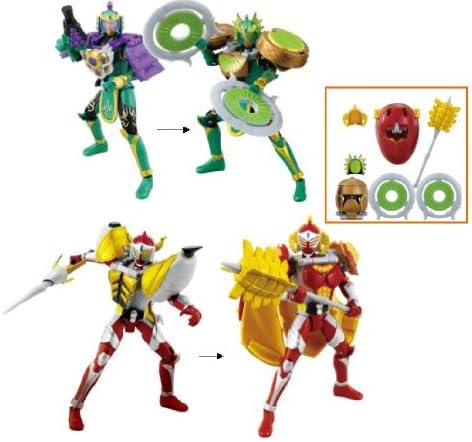 Amazon アームチェンジａｃ３点セット バナナアームズ バロン ブドウアームズ 龍玄 マンゴーアームズ 仮面ライダー 鎧武ガイム ロボット 子ども向けフィギュア おもちゃ