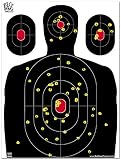 Big Dawg Targets - 18 X 24 Inch Silhouette Reactive Splatter Target - 10 Pack