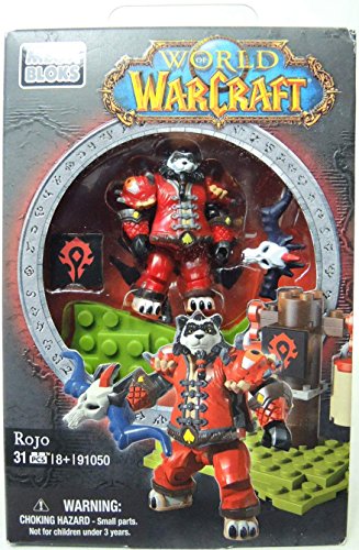 World of Warcraft 91050 Rojo 2 inch Panda Warrior figure