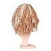 Top Hair Blonde Synthetic Afro Curly Hair Wig For Black Women Short Kinky Hair Jerry Curly Fiber Blonde Synthetic Wig