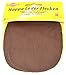 Kleiber Sew-on Nappa Leather Elbow and Knee Patches 12.5 cm x 10 cm, Brown, 2 per Pack