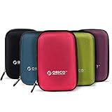ORICO Hard Drive Case 2.5inch External Drive Storage Carring Bag for WD My Passport Element, Seagate, Toshiba, Samsung T5 2.5" HDD 5 Pack