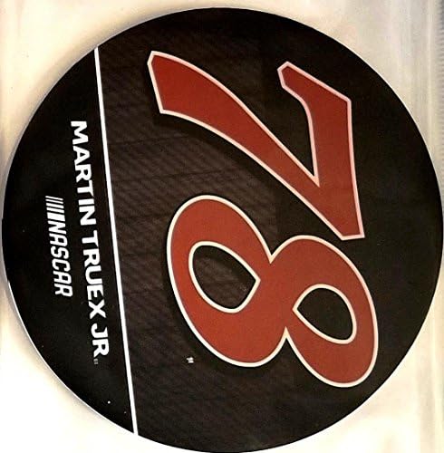 Martin Truex Jr #78 DECAL RR 4" Round Vinyl Auto Home Heavy Duty Nascar Racing