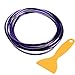 Glossy Car Decoration Trim for Door Dashboard 16ft(5M) ,Firwood Interior Exterior Decoration Flexible Strip including install Tool (purple)