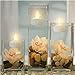 IMAGE Floating Candles, Flameless Floating LED Tea Lights 12 Pack Waterproof Tealight Candles for Wedding Party Spa Home Indoor Outdoor Decor-Yellow
