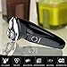 BROADCARE Electric Razor Cordless Waterproof Men's Electric Rotary Shaver USB Rechargeable Wet/Dry Shaving Machine for Men - Black