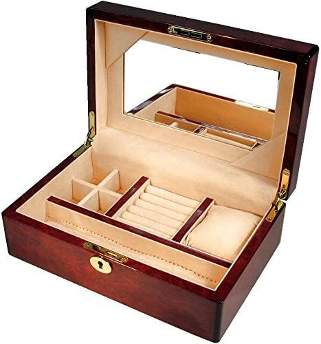 Medium Laminated Makah Burl Jewellery Box