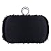 Chichitop Womens Luxury Special Crystals Beaded Pearl Evening Clutch Bag,Black