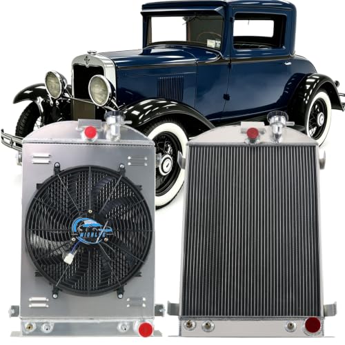 MIONLVE 4-Row Aluminum Radiator