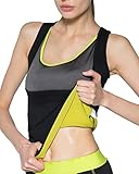 SETENOW Women's Body Shaper Hot Sweat Slimming Sauna Vest Neoprene Shapewear for Tummy Fat Burner Weight Loss