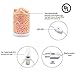 buways Salt Lamp with Modern White Metal Basket, Natural Himalayan Salt Light with UL Cord, On/Off Switch and Bulbs for Air Purifying and Home Decoration (4.75’’X6.2”X4.75’’, 4 – 4.4 lbs)