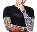 JoofEric Men's Arts Fake Temporary Tattoo Arm Sunscreen Sleeves (Color #1)