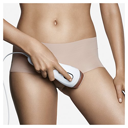 Braun Silk·expert 5 IPL (Intense Pulsed Light) BD 5006, White/Bronze - Permanent Reduction in Hair Regrowth at Home for Body and Face, Corded for Non-Stop Use + Limited Edition Kapitza Beauty Pouch
