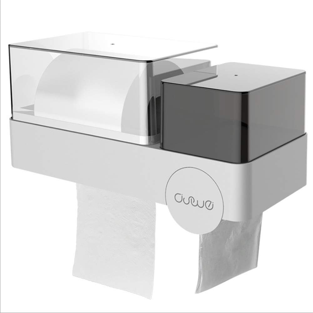 MFWFR Non-perforated toilet tissue box, waterproof roll paper tube with ashtray tissue holder