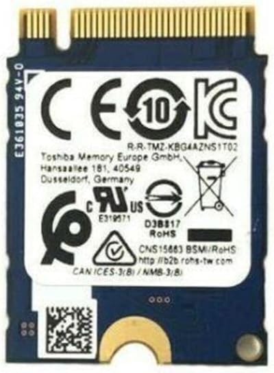 KIOXIA 128GB M.2 2230 PCIe NVMe SSD KB40ZMT128G Gen 3 x4 OEM