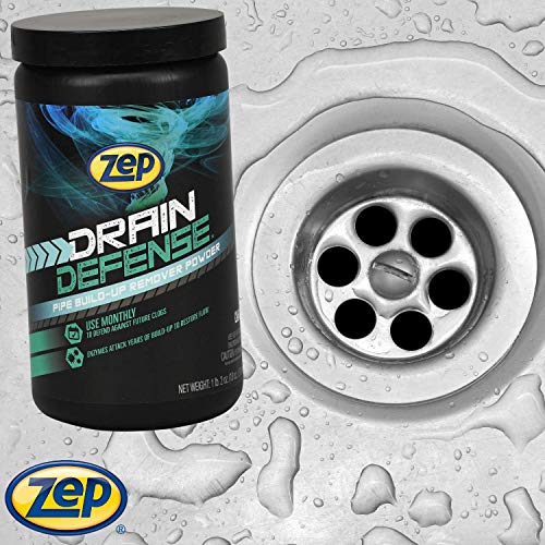 Zep Drain Defense Enzymatic Drain Cleaner Powder 18 Ounces (Case of 2