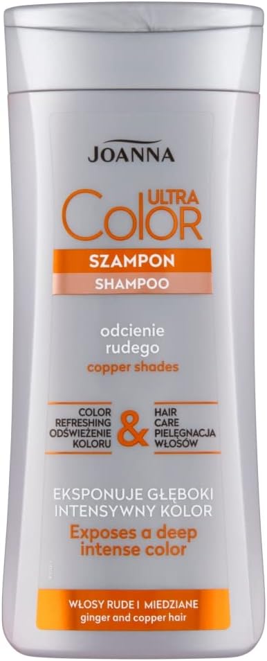 Joanna Ultra Color Shampoo Copper Shades 200 ml Strengthening Moisturising