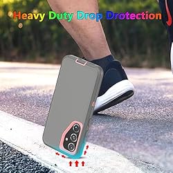 MXX Case Compatible with Galaxy S24, 3-Layer Super