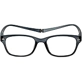 Magz Greenwich Classic Square Reading Glasses Men/Women Single Power Reader Neck Hanging Magnetic Snap It Rear Connect