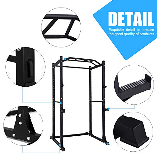 AMGYM Power Cage Rack Workout Station Home Gym Weightlifting