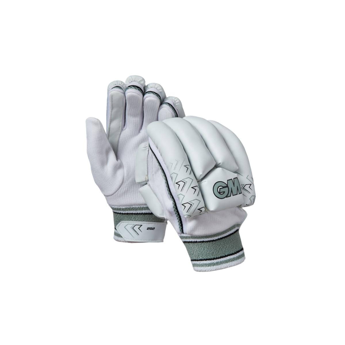 Gunn & Moore GM | Cricket Batting Gloves | 202 | Lightweight Design | Cotton Palm | Extra Small Junior Right Handed | Approx Weight per Pair 330 g