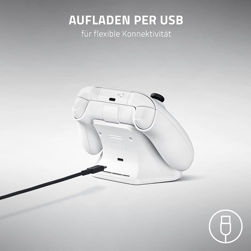 Universelle Schnellladestation - Schnellladegerät für Xbox-Controller (Universelle Kompatibilität, Magnetkontaktsystem, Passend zu jedem Xbox-Controller) Pulse Red