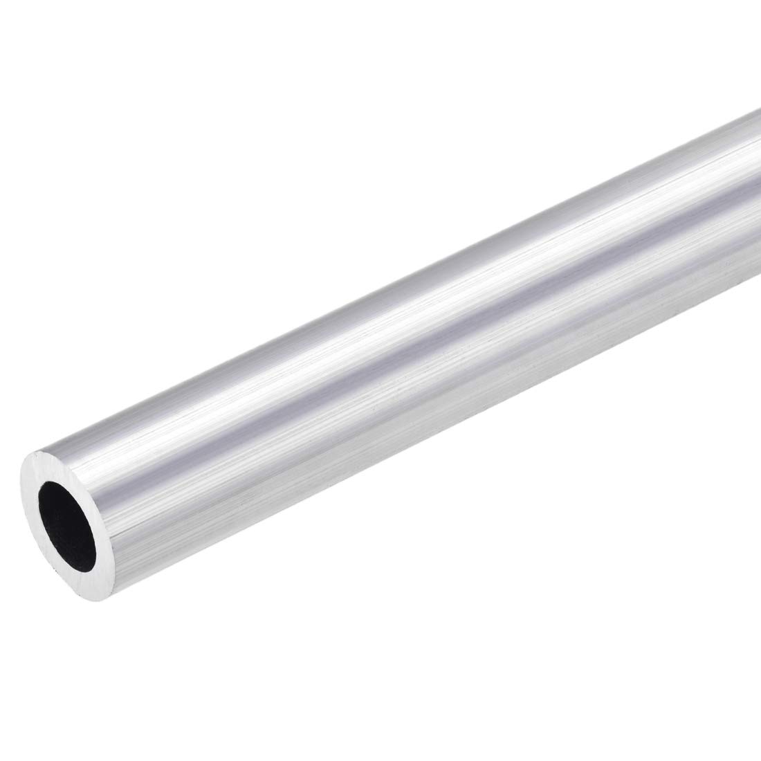 sourcing map 6063 Aluminum Round Tube, 23mm OD 14mm Inner Dia 300mm Length Seamless Straight Tubing