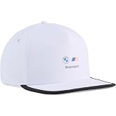 PUMA Unisex BMW Motorsport Flat Brim Cap, White AH26, OSmallFA BMW MMS Cap