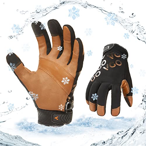 Vgo... 1Pair 4℉ or above 3M Thinsulate C100 Winter Warm Waterproof
