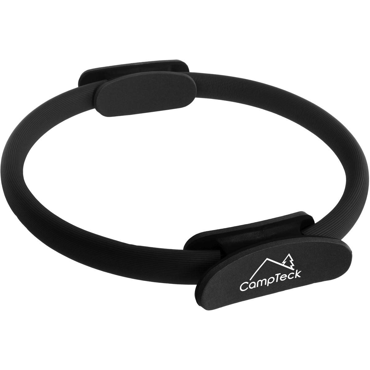 CampTeck U6932 Double Handled Pilates Ring Magic Circle - Yoga Gym Fitness Resistance Exercise Dual Grip - Black