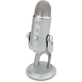 Blue Yeti USB Microphone, Silver (Renewed)