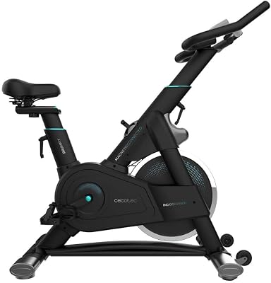 Bicicleta Estática Indoor con Resistencia Magnética y Volante de Inercia 24Kg DrumFit Indoor 24000 Magnetic Connected. APP, 8 Niveles de Resistencia, Pantalla, Sillín y Manillar Ajustables
