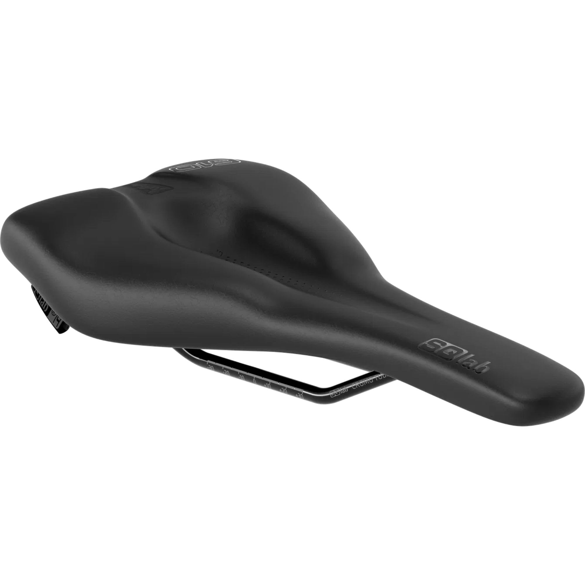 SQlab Unisex - Adult 610 Ergolux Active 2.1 Trekking MTB Tour & Travel Bicycle Saddle, Black, 14 cm