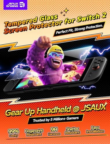 Protector Pantalla Ultra HD para Nintendo Switch 2, Pack de 3