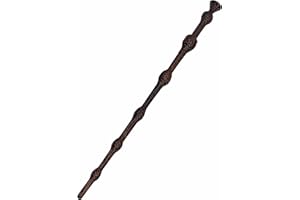 Handicraftviet - Hand Carved Wooden Magic Wand, Magic Wands for Wizards, Witch Wand 15 in for Collection, Magical Gift for Halloween, Christmas and Birthday Party, (S3)